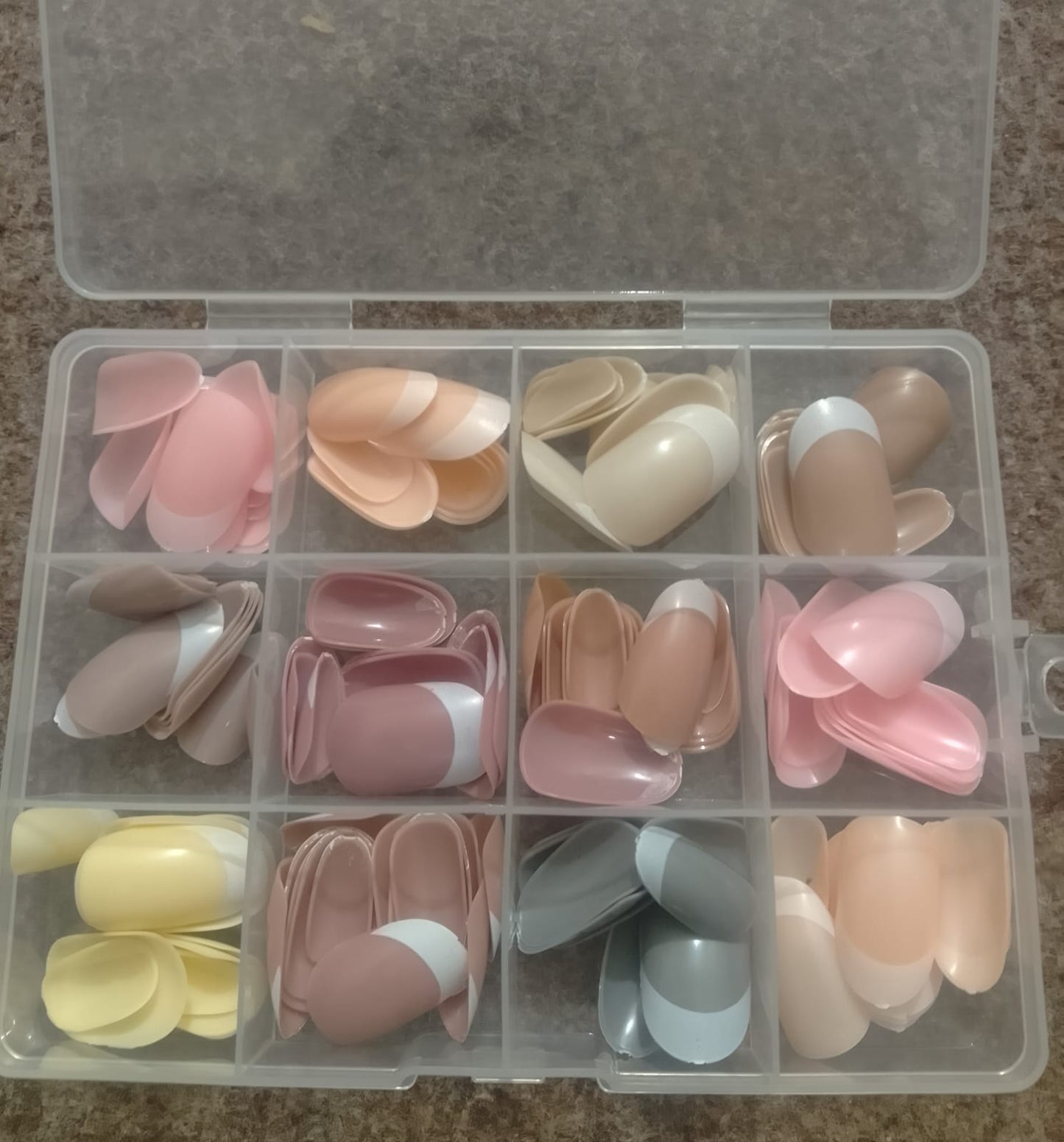 144 Pcs Multicolor Nails Box – Stylish, Durable & Easy-to-Use
