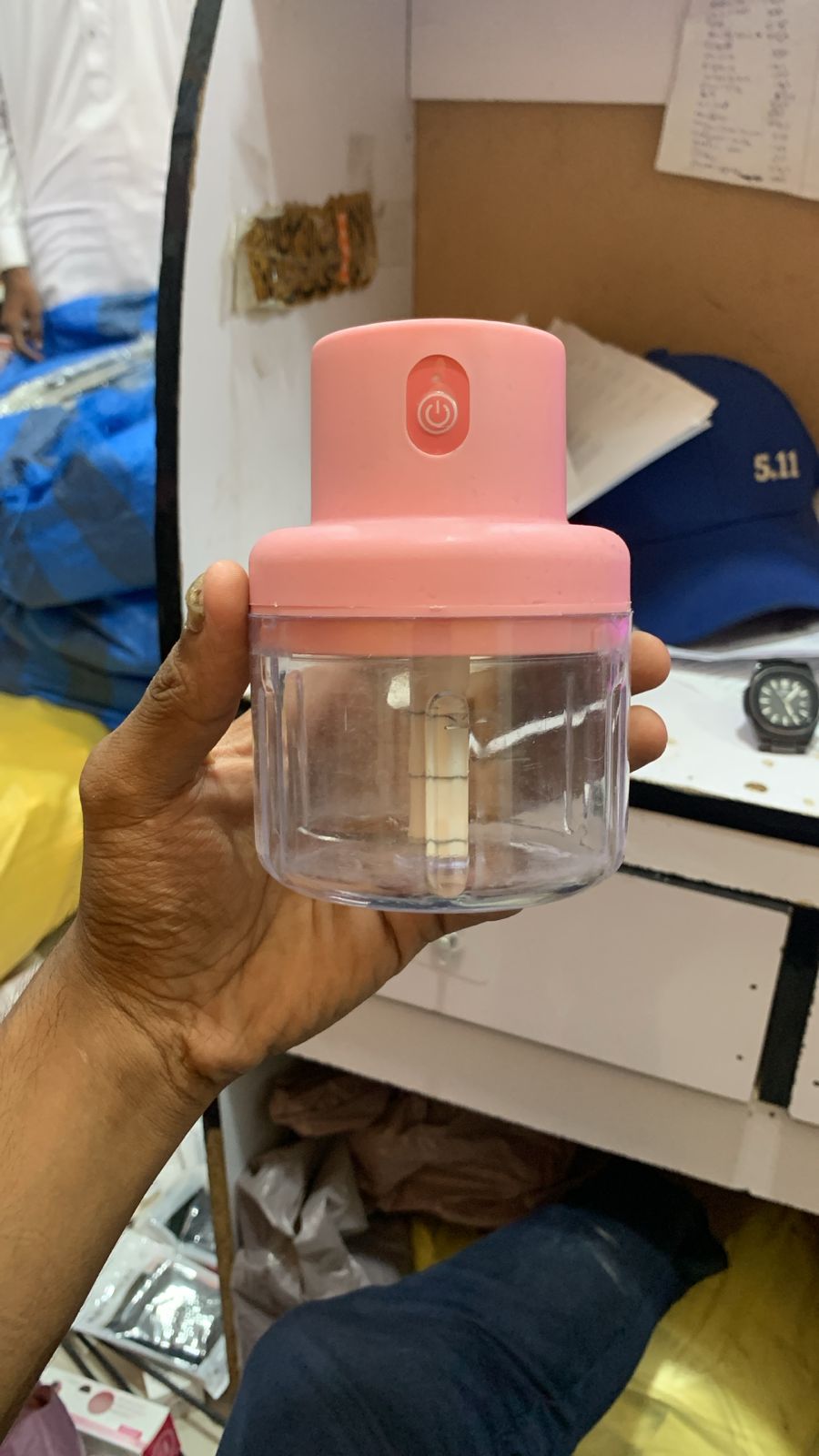 Mini Food Chopper Portable USB Rechargeable Vegetable Grinder