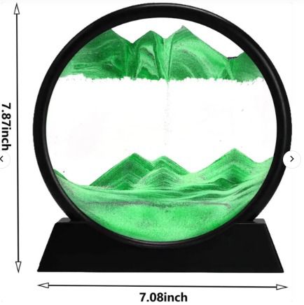 3D Moving Sand Art Lamp With Stand |Home Decoration