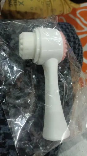 Double-Sided Silicone Face Cleanser Massage Brush | Random Color