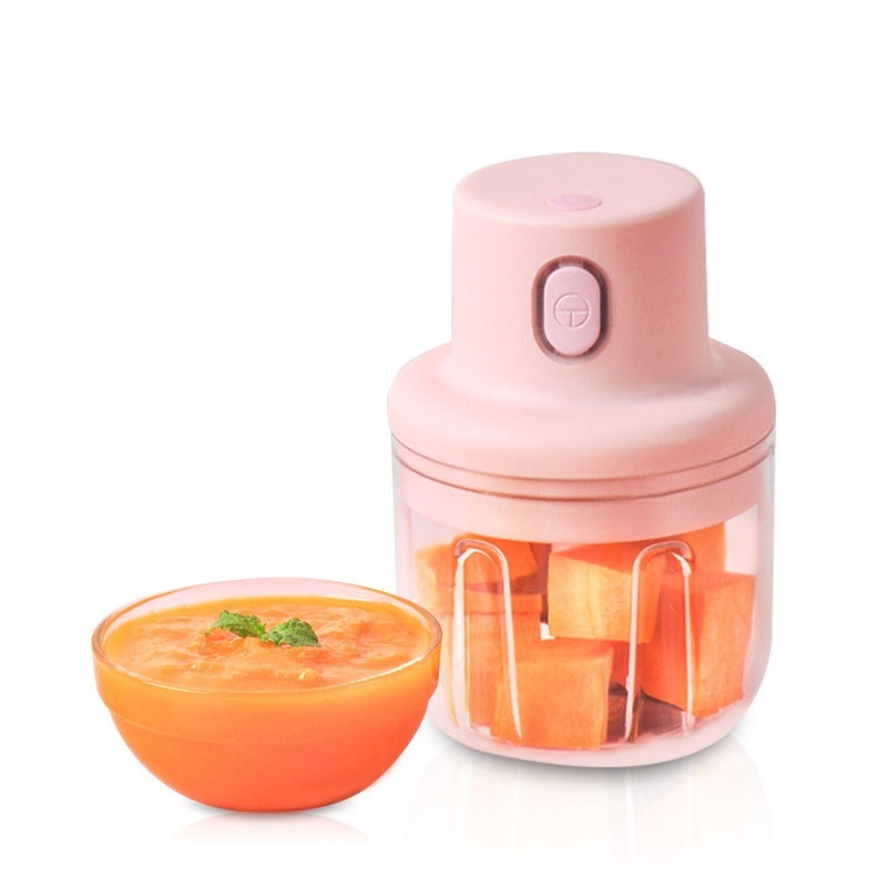 Mini Food Chopper Portable USB Rechargeable Vegetable Grinder