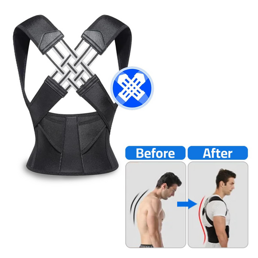 X-Shape Posture Correction Belt – Back & Shoulder Support for Men & Women
