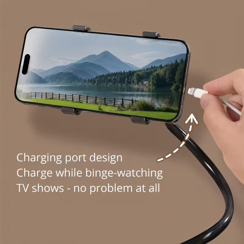 Flexible Snake Mobile Stand Lazy Phone Holder for Desk, Bed & Table
